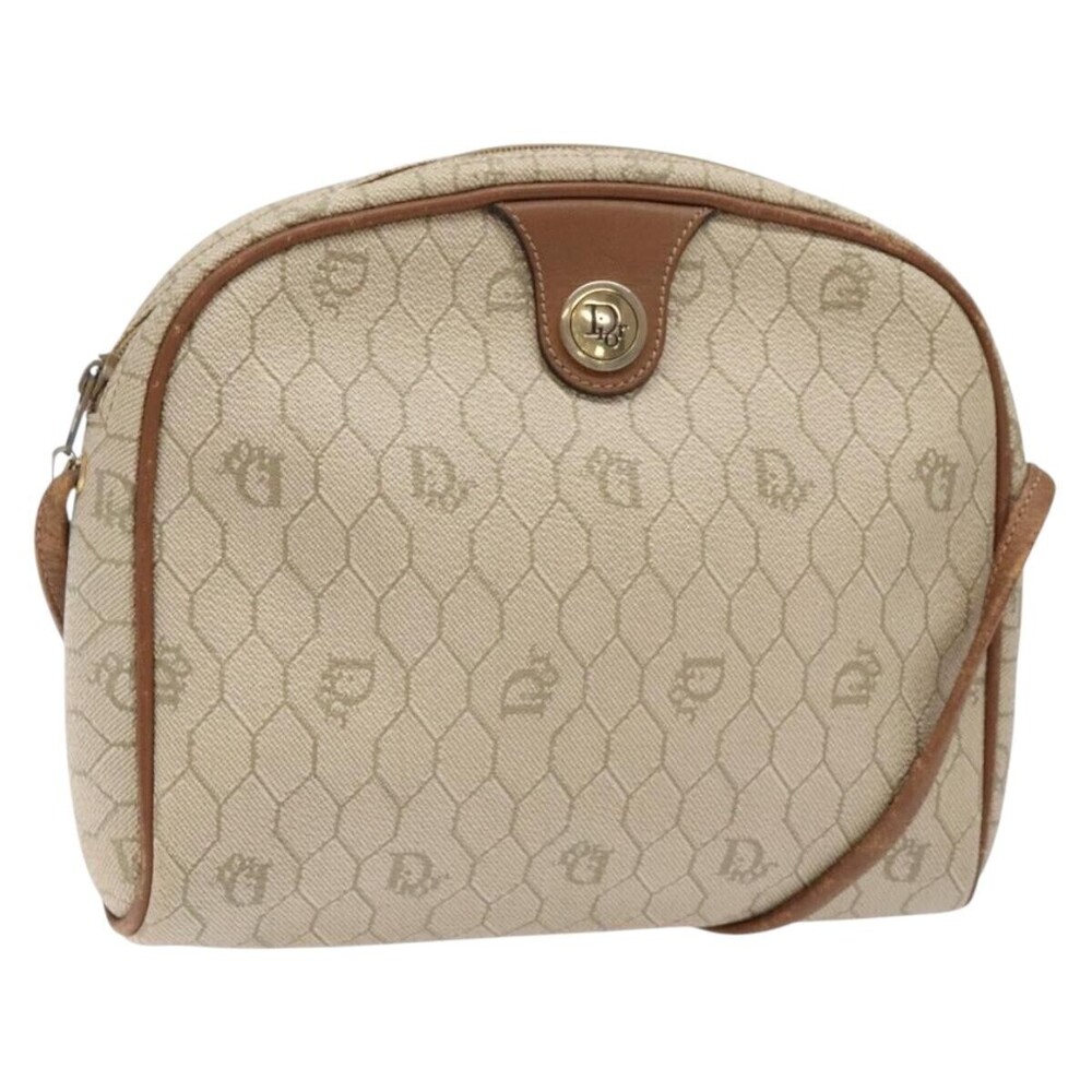 Christian Dior Vintage Honeycomb Canvas
